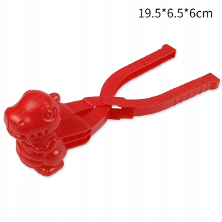 Klip na výrobu snehových gúľ Srdce Duck Snowman Dinosaur Shape Maker Klip Kids Winter